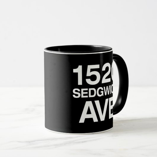 1520 SEDGWICK AVE。 マグカップ (正面右)