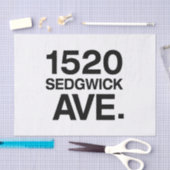 1520 SEDGWICK AVE。 薄葉紙 (クラフト)