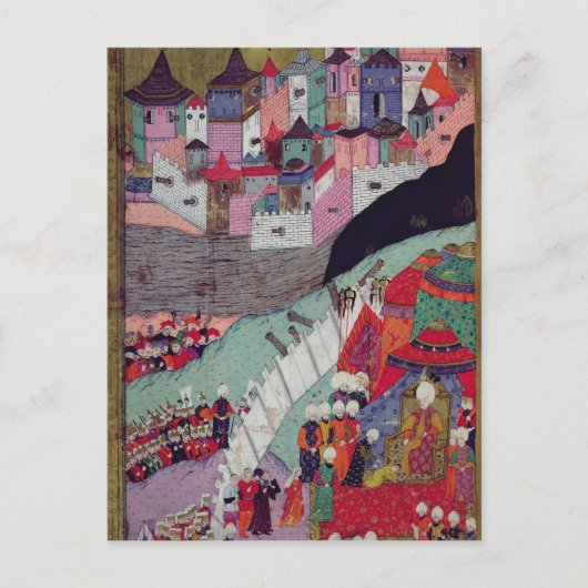 1521年のベオグラード攻撃 ポストカード (正面)
