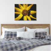 152.ブンブンいう音ひまわり キャンバスプリント (インサイチュ (寝室))