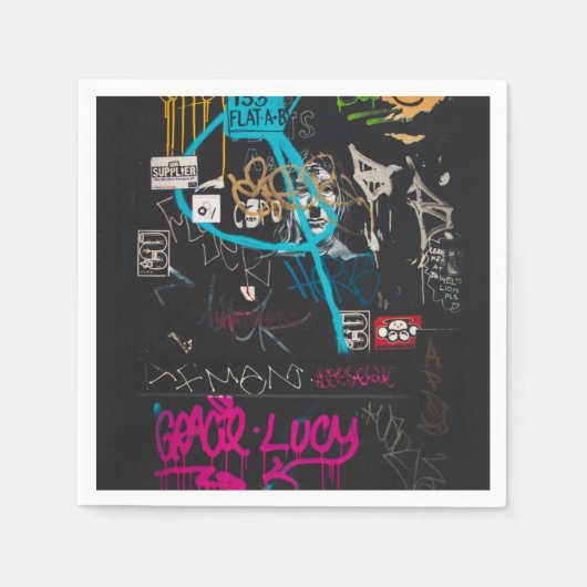 153フラットa-b スタンダードカクテルナプキン (正面)