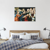 1538年、小さな子供を来私に苦しめる キャンバスプリント (インサイチュ (寝室))