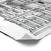 1539年、ローマ、セントピーターの計画 ポスター (角)