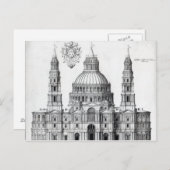 1539年、ローマ、セントピーターの計画 ポストカード (正面/裏面)