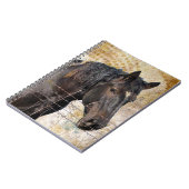 153.やさしい馬荷車を引く馬 ノートブック (左側)