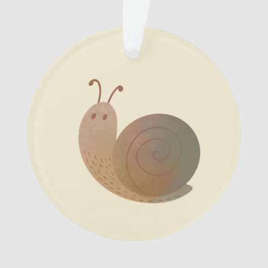 153.よいカタツムリ オーナメント (正面)