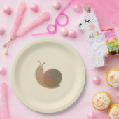 153.よいカタツムリ ペーパープレート (パーティー)