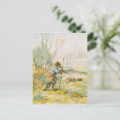 153.ヒツジ飼としてのオオカミ ポストカード (スタンド正面)