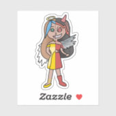 153.危険な天使 シール (シート)