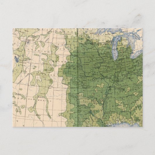 154コーン/平方マイル ポストカード (正面)