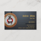 【154日本の】書 – 柔術 名刺 (裏面)