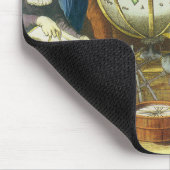 1542年の古地図とヴィンテージ探検家たち マウスパッド (コーナー)