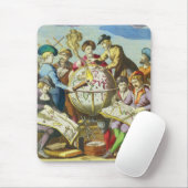 1542年の古地図とヴィンテージ探検家たち マウスパッド (マウス)