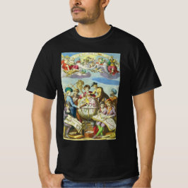 1542年製の古地図とヴィンテージエクスプローラー Tシャツ