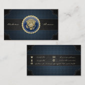 [154]サービ大統領のスバッジ[PSB] 名刺 (正面/裏面)