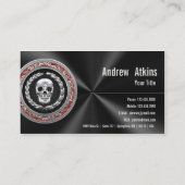 [154]シルバースカル 名刺 (裏面)