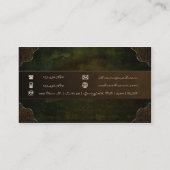 [154]スコットランドの儀式の二重頭のワシ 名刺 (裏面)