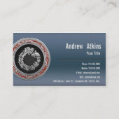 [154]ヘビ神ケツァルコアトル[シルバー] 名刺 (裏面)