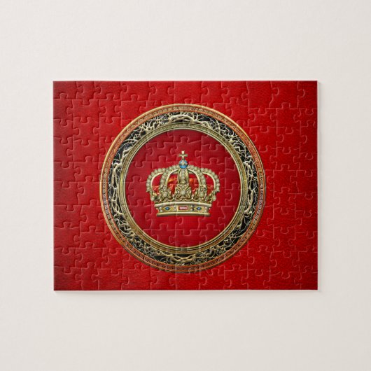 [154]ベルギー：プリンスプリンセスキングクイーンクラウン ジグソーパズル (横)