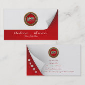 [154]埋蔵物: Horusの目 名刺 (正面/裏面)