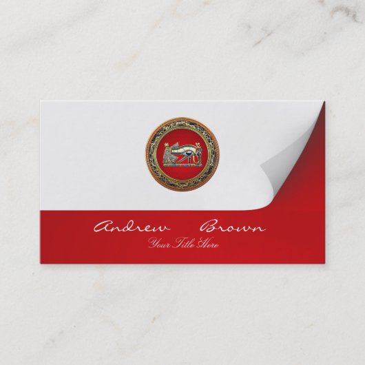 [154]埋蔵物: Horusの目 名刺 (正面)