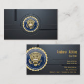 [154]大統領のなサービスバッジ[PSB] 名刺 (正面/裏面)