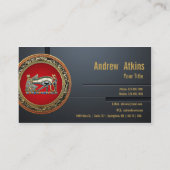 [154]宝のトローブ：ホルスの目 名刺 (裏面)