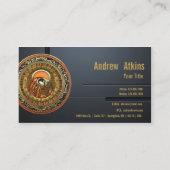 [154]宝トローブ：エジプトの太陽の神ラ 名刺 (裏面)