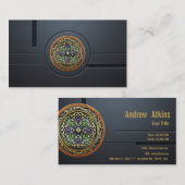 [154]宝庫：ケルト十字架 名刺 (正面/裏面)