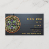 [154]宝庫：ケルト十字架 名刺 (裏面)