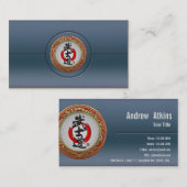 [154]書日本の道 – 武士道 名刺 (正面/裏面)