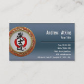 [154]書日本の道 – 武士道 名刺 (裏面)