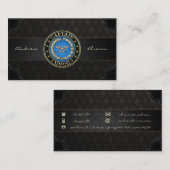 [154]海上保安庁：キャプテン(CAPT) 名刺 (正面/裏面)