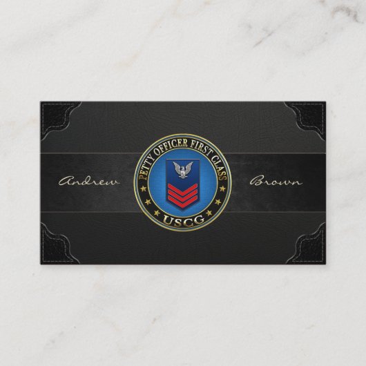 [154] CG:一等兵曹(PO1) 名刺 (正面)