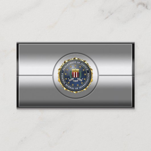 [154] FBIの特集号 名刺 (正面)