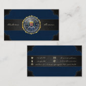 [154] FBIの特集号 名刺 (正面/裏面)