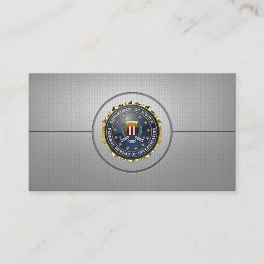 [154] FBIの特集号 名刺 (正面)