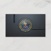 154] FBIの特集号 名刺 | Zazzle.co.jp