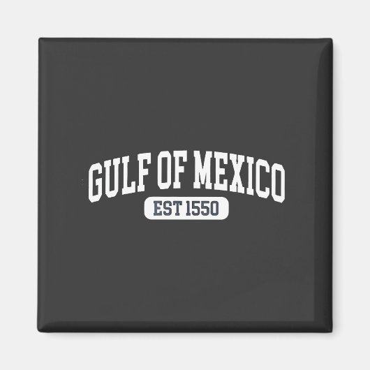1550年アメリカのユーモア以来のメキシコ湾 マグネット (正面)