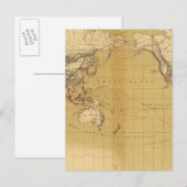 1550年地図 ポストカード (正面/裏面)