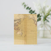 1550年地図 ポストカード (スタンド正面)