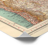 15556ブラジル、ボリビア、パラグアイ、ギアナ ポスター (角)