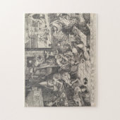 1558年ピエテル・ブルーゲル長老の後の錬金術師 ジグソーパズル (縦)