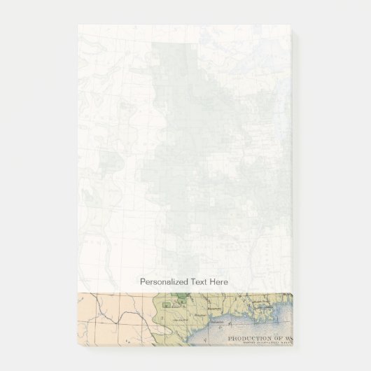 156小麦/平方マイル ポストイット (正面)