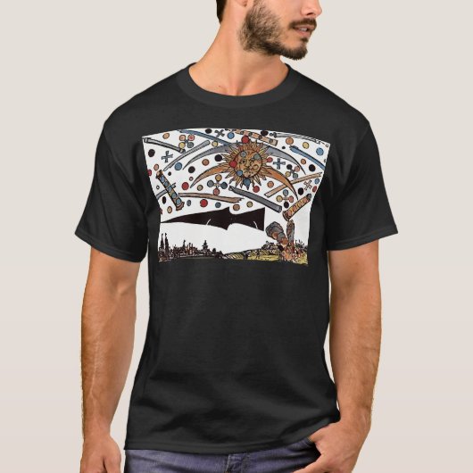 1561年のニュールンベルクUfo目撃 Tシャツ (正面)