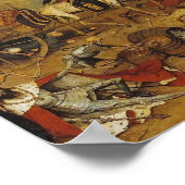 1562ペスト絵画病 ポスター (角)