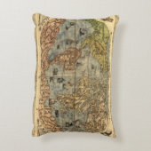 1565フォラニAntiquevWorldマップ・ルネッサンス アクセントクッション (裏面(縦))