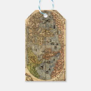 1565フォラニAntiquevWorldマップ・ルネッサンス ギフトタグ