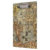 1565フォラニAntiquevWorldマップ・ルネッサンス クリップボード (左)