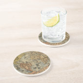 1565フォラニAntiquevWorldマップ・ルネッサンス コースター (側面)